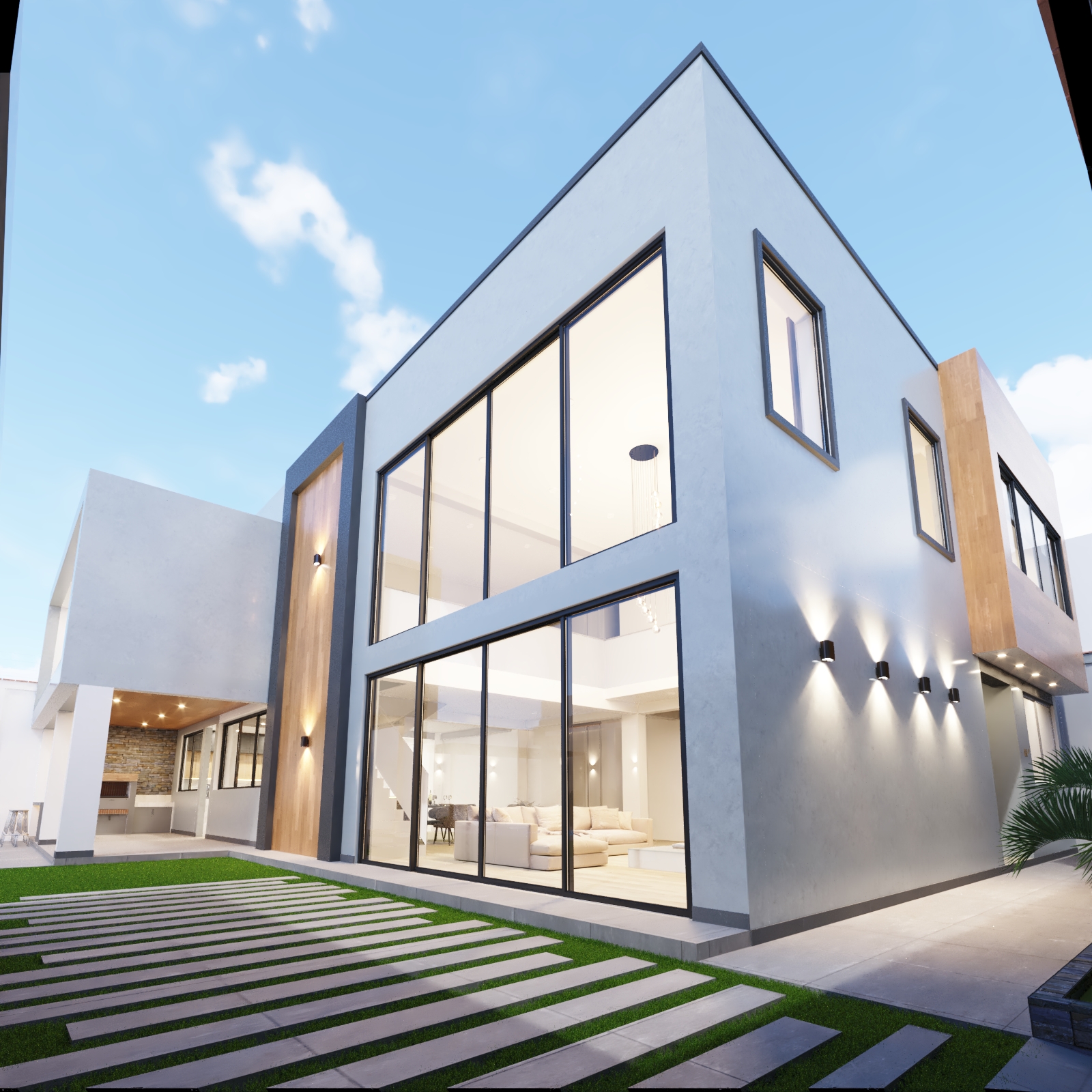 Diseño de vivienda residencial en Lima