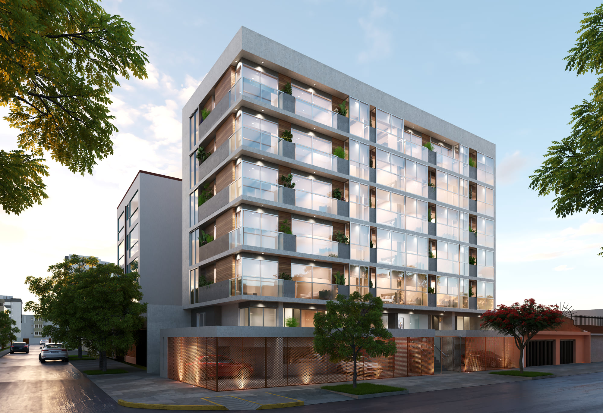 Proyecto arquitectónico contemporáneo en Lima